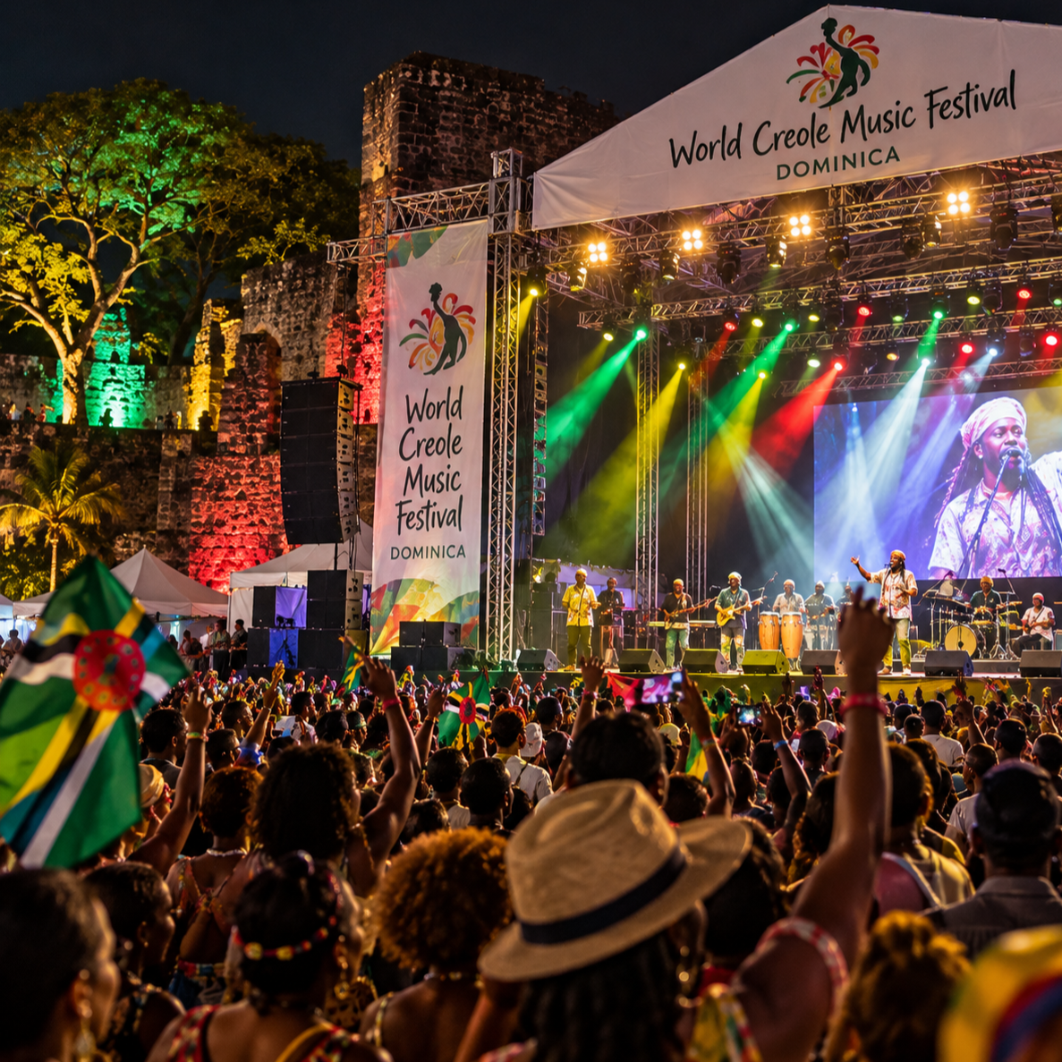 Dominica World Creole Music Festival in Roseau - Celebration of music and island culture